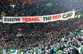 Celtic Taraftarlarından İsrail'e Protesto