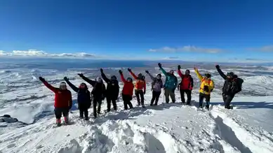 Van'da Dağcılar Küçük Erek'i Fethetti!