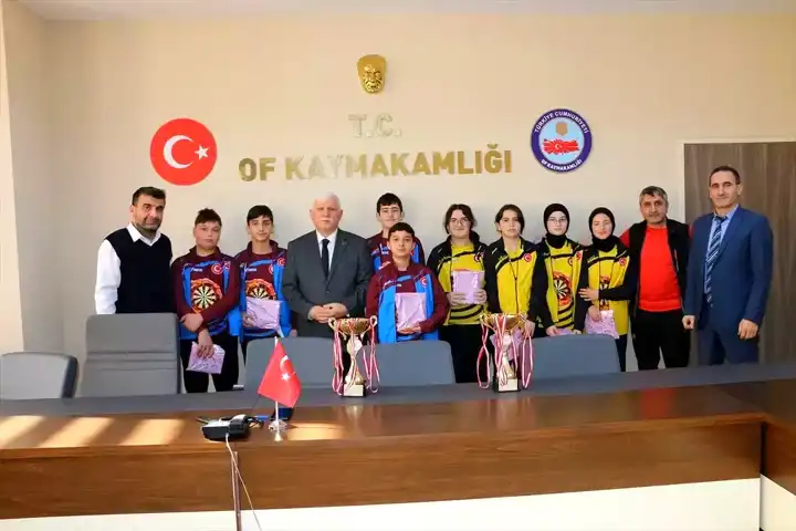 Trabzon Dart Şampiyonu Ödüllendirildi!